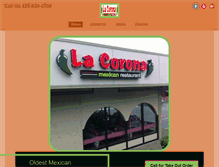 Tablet Screenshot of lacoronamx.com
